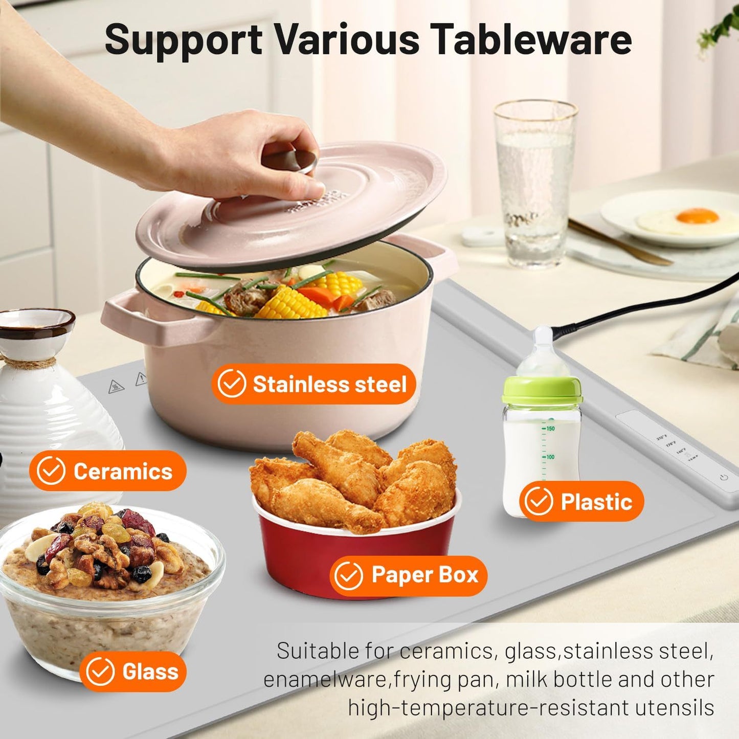 HeatMate – Keep Every Meal Warm, Fresh, and Ready to Enjoy