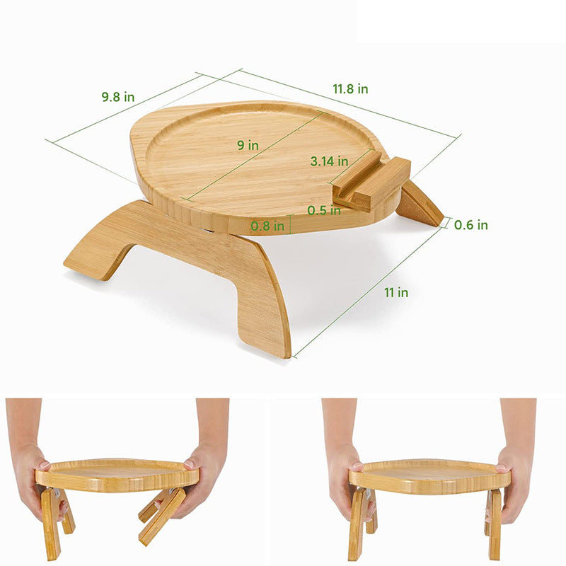 Bamboo Sofa Tray – Elevate Your Couch Comfort with Style