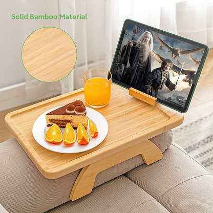 Bamboo Sofa Tray – Elevate Your Couch Comfort with Style